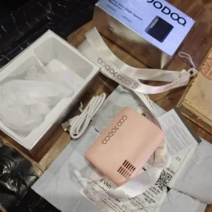 GOOJODOQ 3000mAh Quạt Đeo Hông Turbo 8m/s,Sạc Type-C, Màn Hình Số, 6 Cấp Gió, Dây Đeo Cổ
