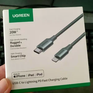 Cáp sạc nhanh UGREEN USB-C 20W 3A đạt chứng nhận MFI thích hợp cho iPhone 12 13 14 Plus 14 Pro Max iPad Pro Airpod Pro