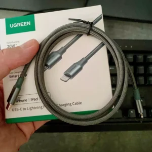 Cáp sạc nhanh UGREEN USB-C 20W 3A đạt chứng nhận MFI thích hợp cho iPhone 12 13 14 Plus 14 Pro Max iPad Pro Airpod Pro