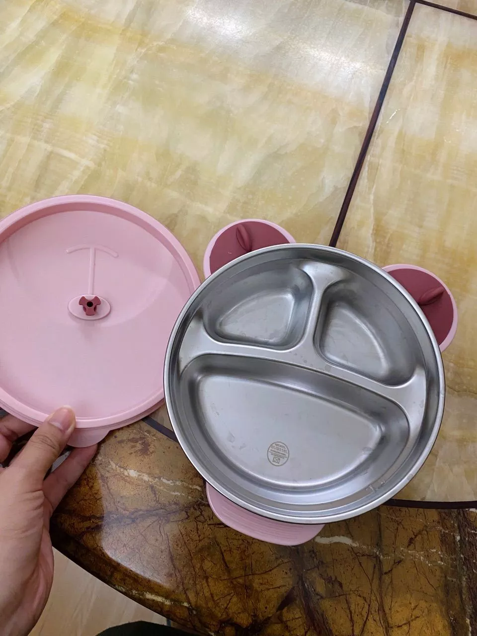 Bát ăn cho trẻ em hình ngộ nghĩnh inox 316 Elmich Babycare EL-0008