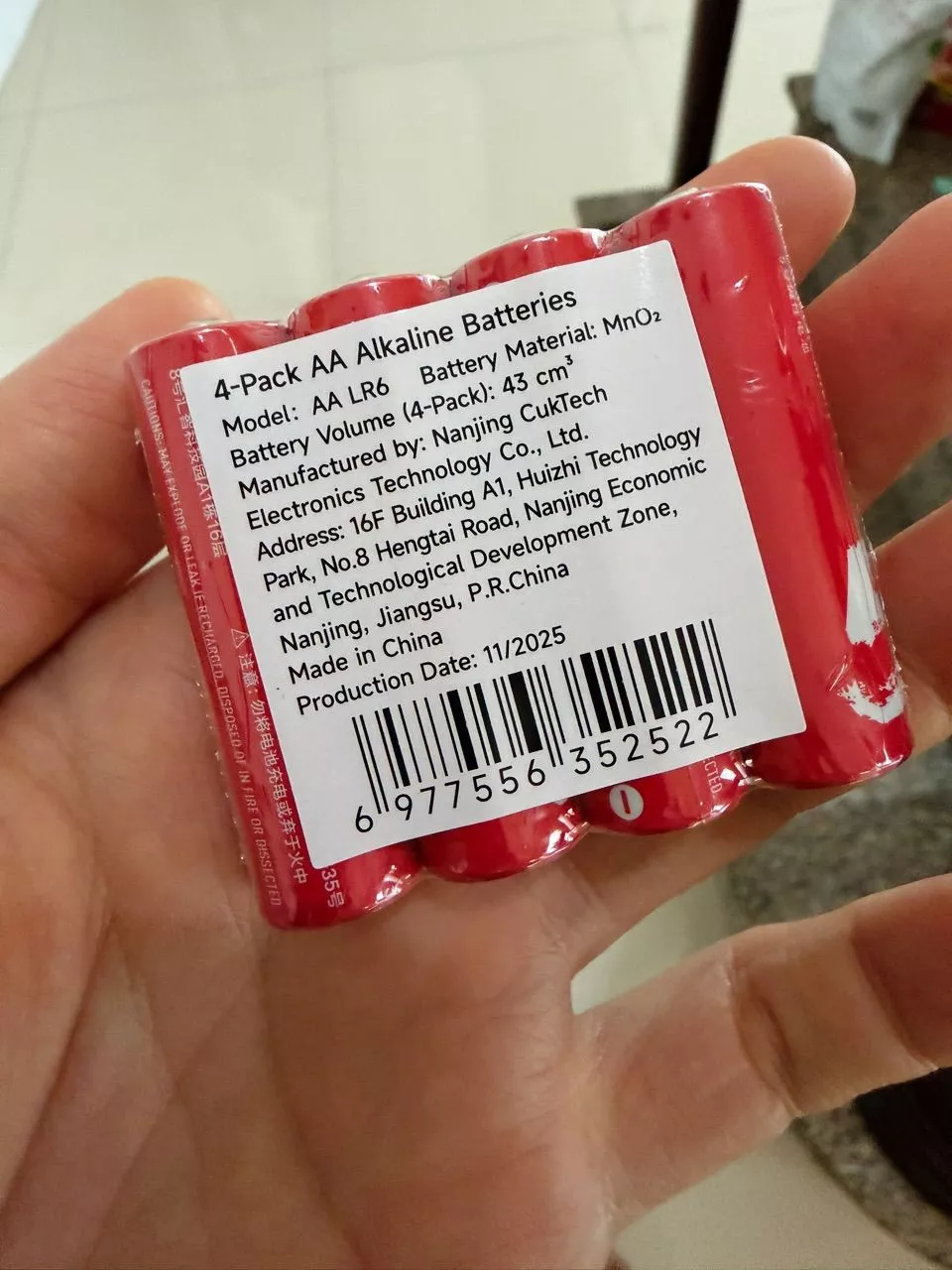 Pin Kiềm Màu Sắc Aa Cuktech Phù Hợp Cho Đồ Chơi Trẻ Em/Chuột/ Điều Khiển Tv Và Điều Hòa