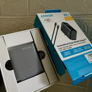 Bộ sạc nhanh Anker 100W Smart Display | 3 cổng 2C1A | Công nghệ GaN | Dành cho Laptop, iPhone - B121B