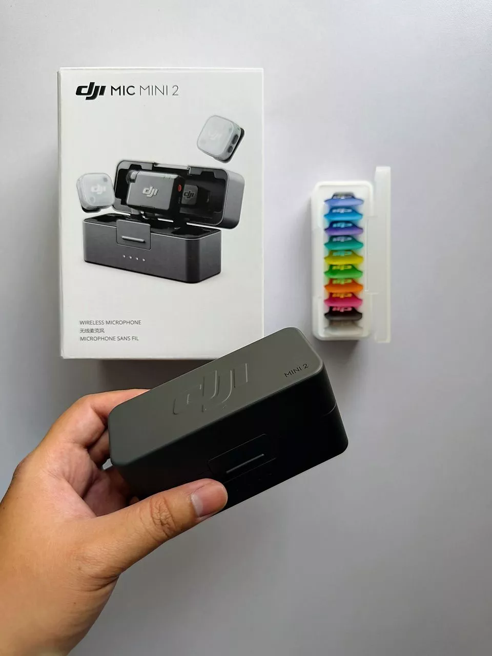 DJI Mic Mini 2 thu âm không dây nhỏ gọn, khử ồn 2 cấp độ, màu sắc trẻ trung (DJI Mic Mini 2)