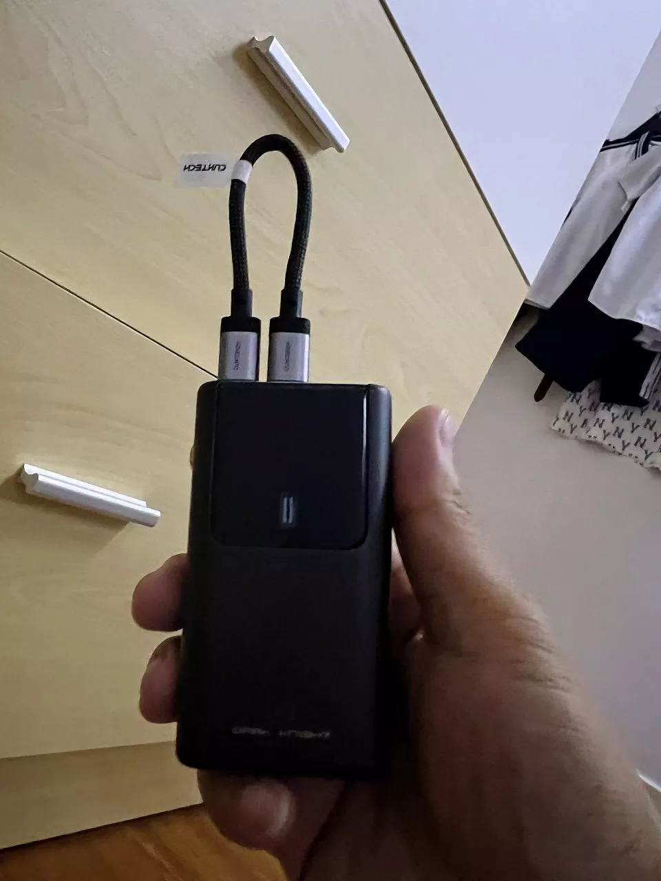 Cáp Sạc Nhanh Dây Bện Cuktech Cp 6A C To C Ngắn Gọn Di Động Cho Samsung/Xiaomi/ Huawei/iP 17 Pro
