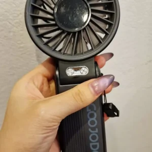 GOOJODOQ Quạt năng lượng mặt trời Mini có thể gập lại 3600 mAh Turbo Jet có thể sạc lại cầm tay Gió mạnh GFS014