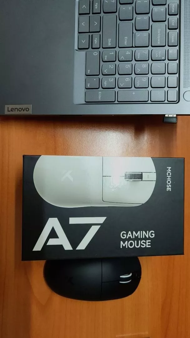 Chuột gaming không dây Mchose A7 V2 Ultra Plus - 3 mode kết nối - PAW3950 TI - 8000HZ - 26000DPI