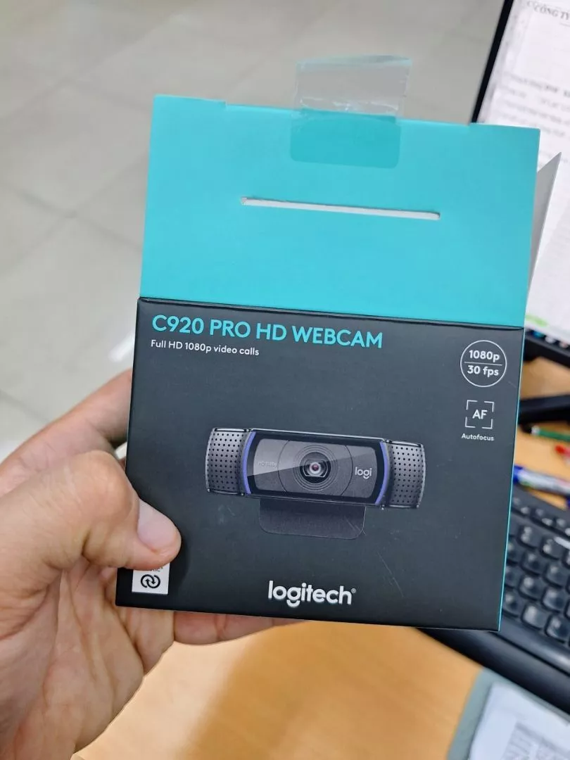 Webcam Logitech C920 Pro Full HD 1080p 30FPS - mic kép to rõ, tự động lấy nét HD