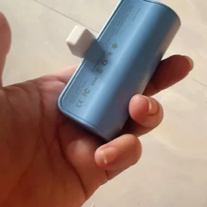 sạc dự phòng mini GOOJODOQ 2024, Pin dự phòng không dây di động có phích cắm Type-C và Lightning
