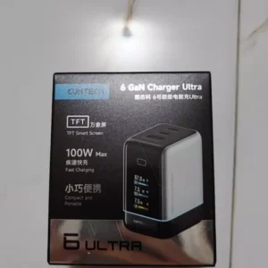 Củ Sạc Nhanh CUKTECH GaN 100W Màn Hình Hiển Thị 3 Cổng Type-C Sạc Laptop 65W Tương Thích iP 17 Pro Max/MacBook/Xiaomi