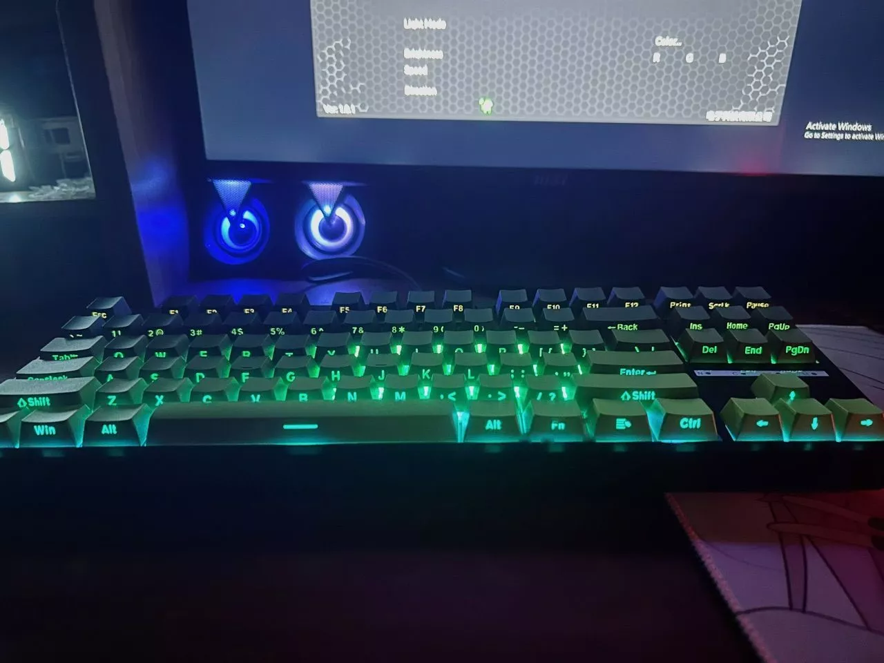 Bàn phím cơ không dây Leaven K88 - 3 mode kết nối - Led RGB - Full foam - Hỗ trợ app tùy chỉnh