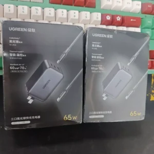 Củ Sạc Nhanh CUKTECH GaN 100W Màn Hình Hiển Thị 3 Cổng Type-C Sạc Laptop 65W Tương Thích iP 17 Pro Max/MacBook/Xiaomi