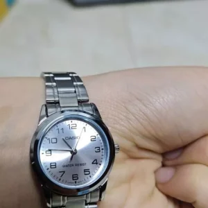 Đồng hồ đôi nam nữ dây kim loại Casio Anh Khuê MTP/LTP-V001D-7B