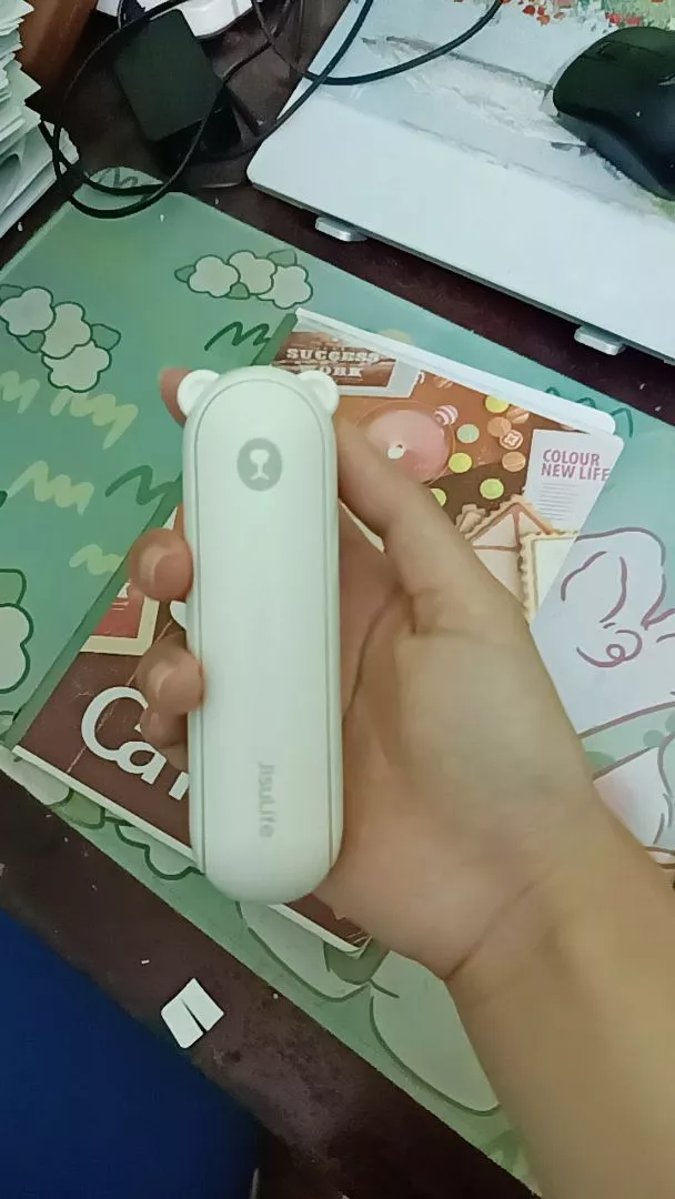 Quạt Cầm Tay Mini 3 Trong 1 JISULIFE F8 2000mAh Tích Hợp Sạc Dự Phòng, Đèn Pin Siêu Sáng Chính Hãng - Bảo Hành 12 Tháng