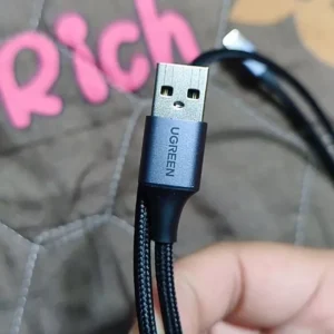 Cáp sạc nhanh UGREEN 3A 18w Type-C USB-C nylon bện thích hợp cho Redmi Xiaomi 13 12 Pro Samsung galaxy s22 one plus