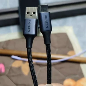Cáp sạc nhanh UGREEN 3A 18w Type-C USB-C nylon bện thích hợp cho Redmi Xiaomi 13 12 Pro Samsung galaxy s22 one plus