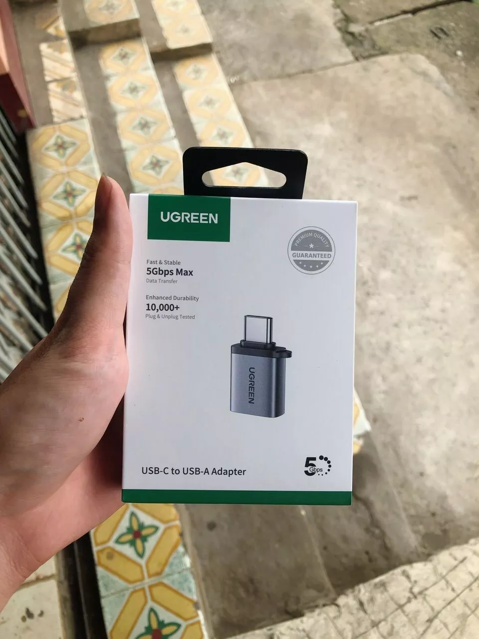 UGREEN C sang USB 3.0 Bộ chuyển đổi USB C Bộ chuyển đổi C Loại C Thunderbolt 3 Nam sang USB 3.0 Bộ chuyển đổi nhôm nữ
