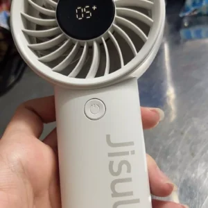 Quạt cầm tay mini Jisulife Life 4 ABS 5 cấp độ gió 3600mAh/5000mAh - Sử dụng liên tục 12h - Chính hãng - BH 12 tháng