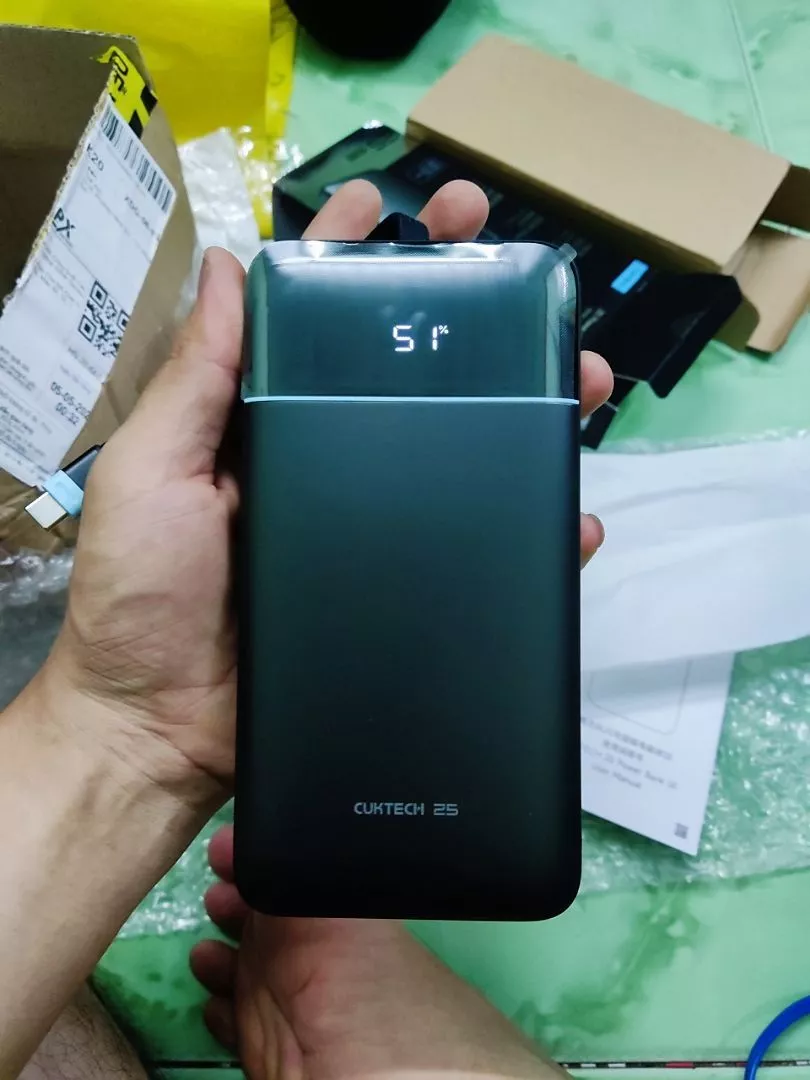 CUKTECH 120W 25000mAh Sạc Nhanh Công Suất Cao Pin Dự Phòng – Hỗ Trợ Xiaomi 120W Laptop 100W Samsung 45W iP16/15/14