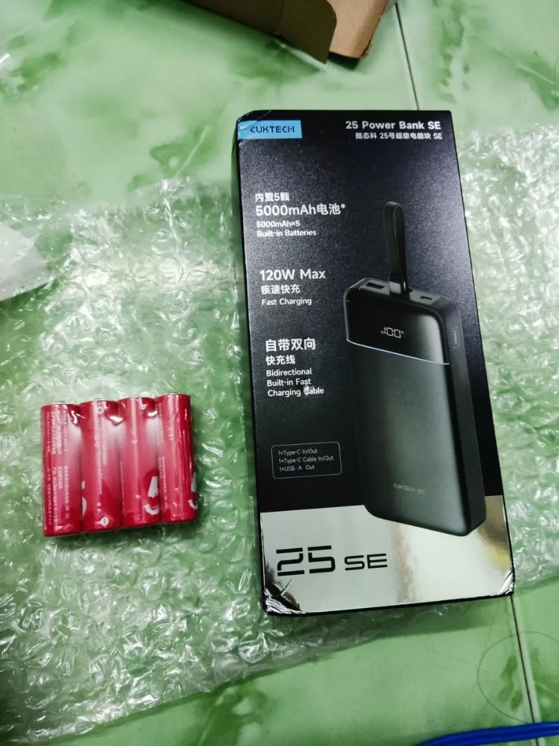 CUKTECH 120W 25000mAh Sạc Nhanh Công Suất Cao Pin Dự Phòng – Hỗ Trợ Xiaomi 120W Laptop 100W Samsung 45W iP16/15/14