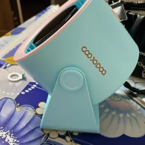 GOOJODOQ Quạt turbo Để Bàn 2 Trong 1 Vừa Là Quạt Vừa Là Đồng Hồ,100 Mức Gió,Màn Hình Số,Pin 4000mAh