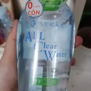 Bộ 02 Nước tẩy trang Micellar Giảm Bóng Nhờn Senka All Clear Water Fresh 230ml/chai