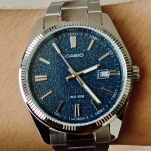 Đồng hồ Nam Dây kim loại Casio chính hãng Anh Khuê MTP-1302DA (Mặt số nhám)
