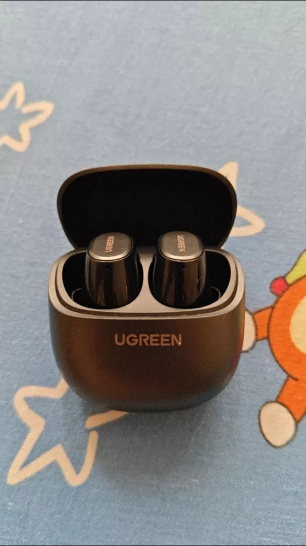 Tai nghe UGREEN Dots Bluetooth 6.0TWS Hỗ trợ 2 Mic Bộ mã âm AAC / SBC Âm thanh âm thanh Hi-Pure Âm thanh không gian Âm có độ trễ thấp Điều khiển ứng dụng Tai nghe không dây