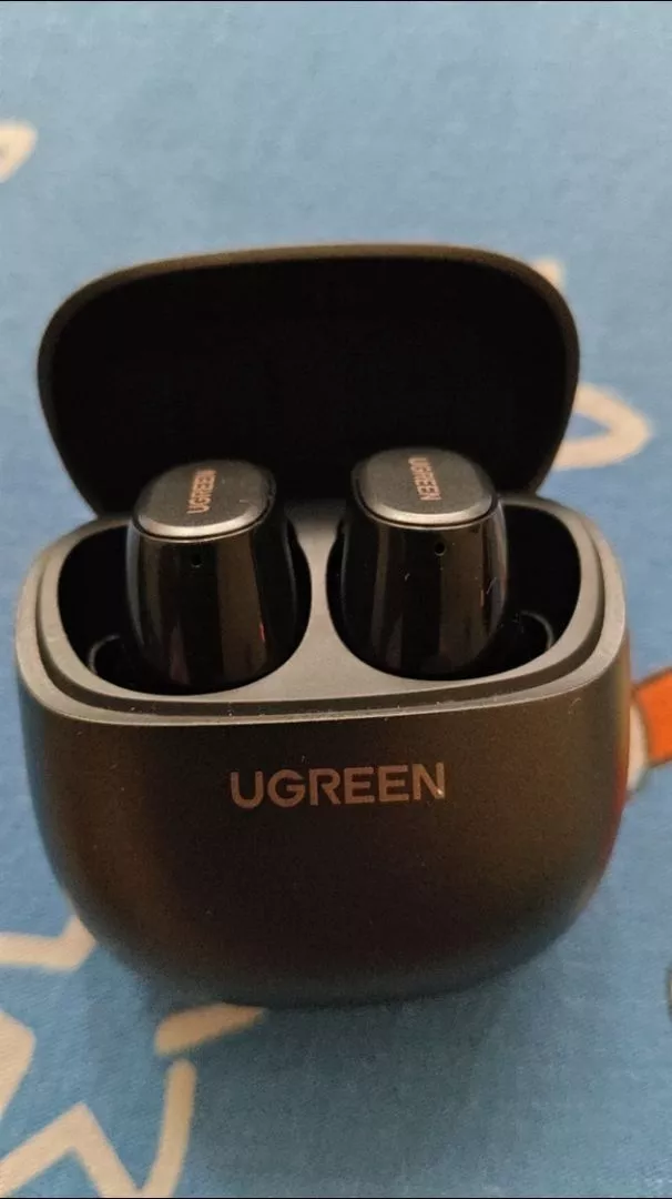 Tai nghe UGREEN Dots Bluetooth 6.0TWS Hỗ trợ 2 Mic Bộ mã âm AAC / SBC Âm thanh âm thanh Hi-Pure Âm thanh không gian Âm có độ trễ thấp Điều khiển ứng dụng Tai nghe không dây