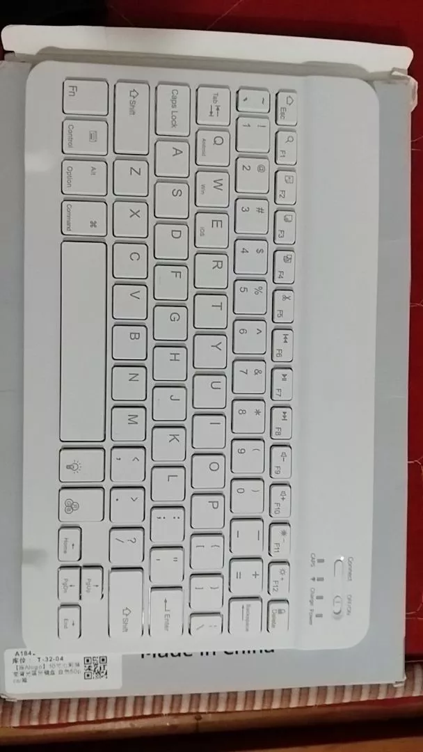 Bàn phím Bluetooth có đèn nền GOOJODOQ có đèn LED cho máy tính bảng iPad Android