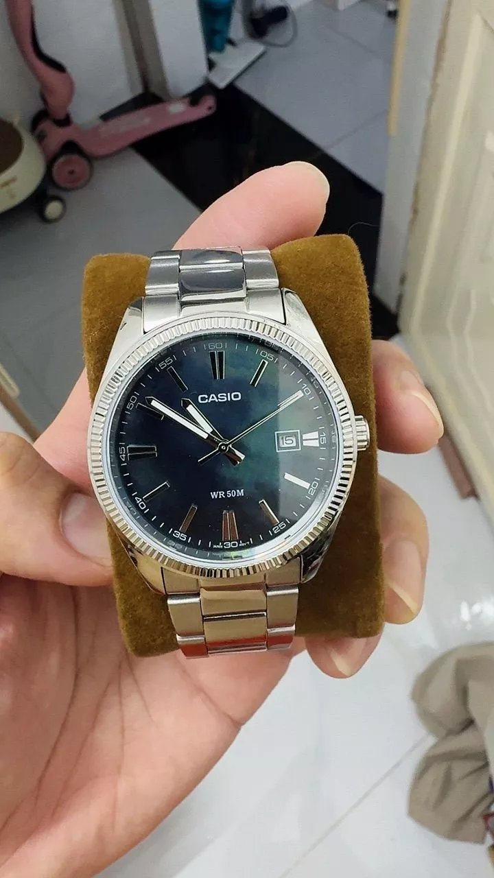 Đồng hồ Nam nữ Dây kim loại Casio chính hãng Anh Khuê MTP/LTP-1302DS (Mặt số xà cừ)