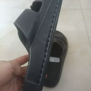 [ Dép Công Thái Học ]-Bản Nâng Cấp Hai Quai Da Cao Câp Logo HD LUXURY Đế Cao Su Chống Trơn Trượt