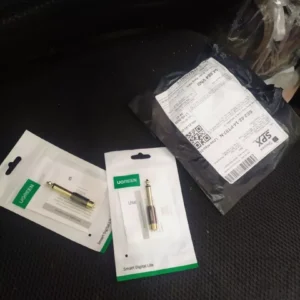 UGREEN RCA sang 6.5mm 6.35mm 1 / 4 Bộ chuyển đổi mạ vàng Đồng nguyên chất 6,5mm Nam sang RCA Nữ sang Jack TS Mono Adapter Âm thanh