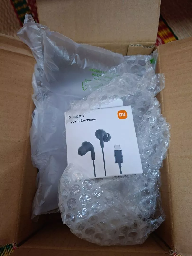Tai nghe In-Ear Xiaomi Type-C Earphones | Cổng Type-C Cắm là chạy | Âm thanh chất lượng cao-Driver 12,4 mm