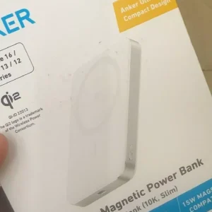[Siêu mỏng] Sạc dự phòng từ tính không dây Anker Nano Maggo Ultra Slim 5000mAh 15W | Đạt Qi2 | Mỏng nhỏ gọn - A1665
