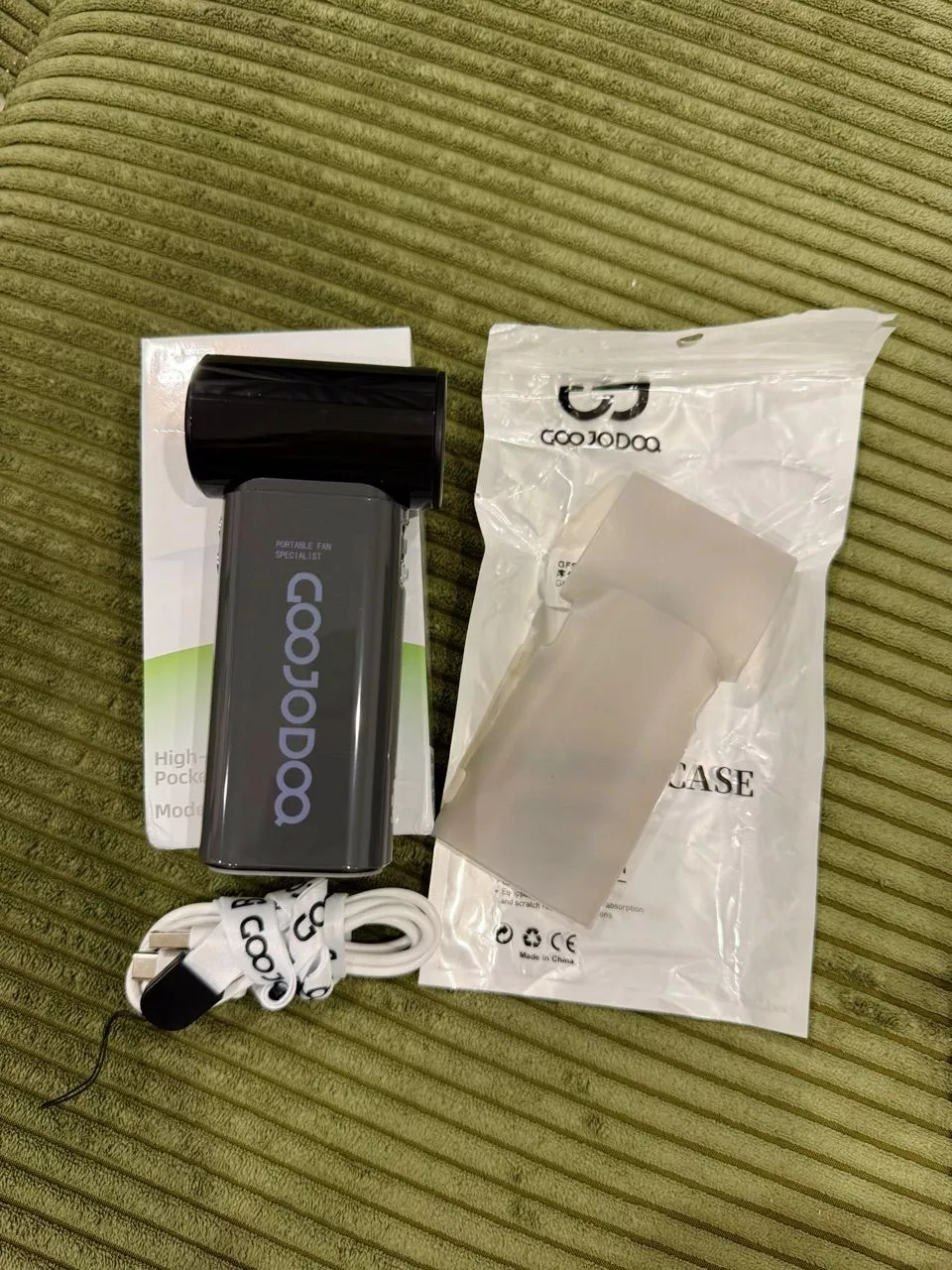 Vỏ bảo vệ quạt turbo tốc độ cao mini GOOJODOQ 2025 mới Vỏ bảo vệ silicon GFS007 có thể giặt được