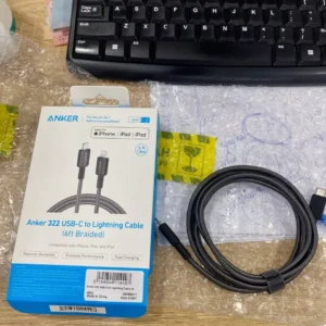 [Cho iPhone 8 -14] Cáp Sạc Nhanh ANKER 322 Nylon Dù USB-C to Lightning | Đạt chứng nhận MFi Apple | Chắn chắc - A81B5/6