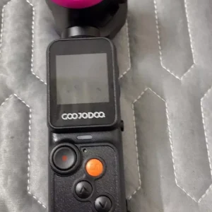 Quạt máy ảnh cầm tay GOOJODOQ GFS025, 100 cài đặt tốc độ quạt, tích hợp ảnh / video, hệ thống độc lập kép, chia sẻ dữ liệu liền mạch, khe cắm thẻ SD.