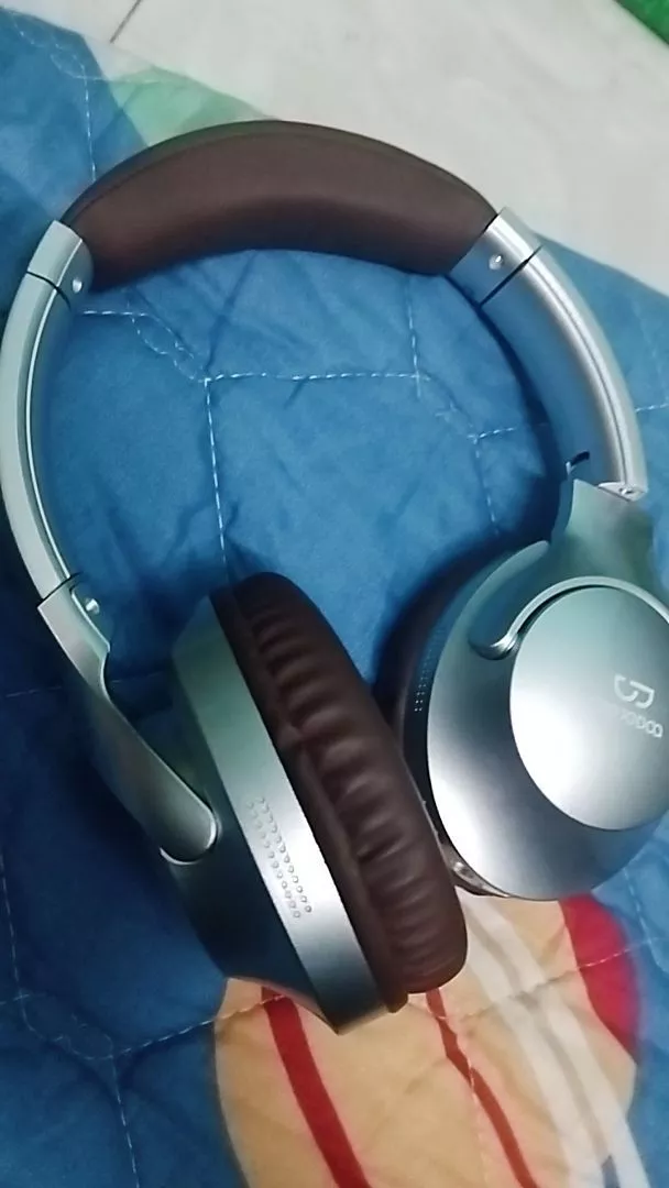 Tai nghe Bluetooth GOOJODOQ Chất lượng âm thanh tuyệt vời, giảm tiếng ồn thiết kế có thể gập lại và nhẹ tai nghe di động