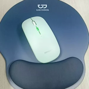 Lót chuột công thái học GOOJODOQ có kê tay 14mm & đế chống trượt, bền và dễ vệ sinh