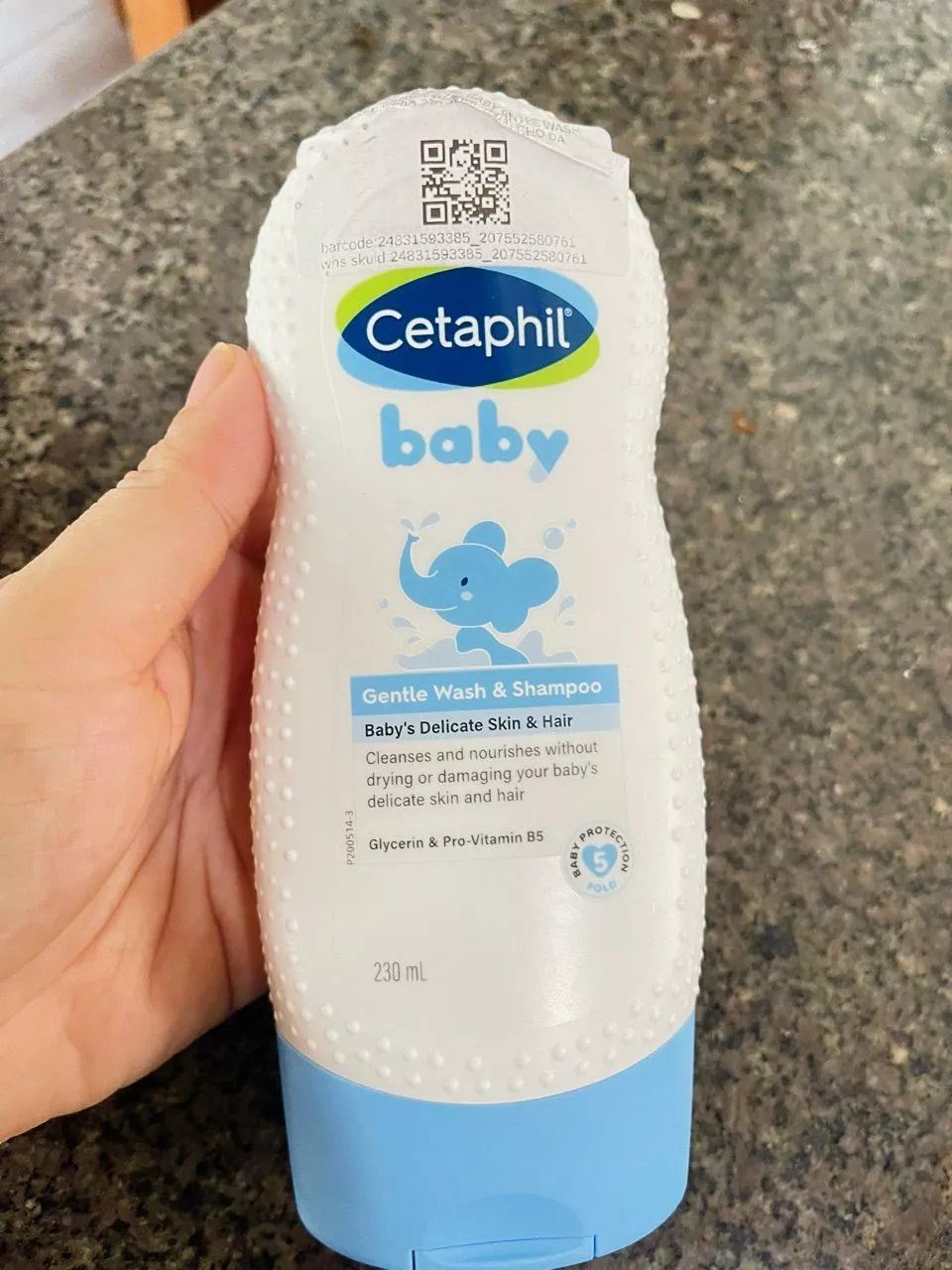 SỮA TẮM GỘI CETAPHIL BABY GENTLE WASH & SHAMPOO 400ML & 230ML DÀNH CHO DA THƯỜNG