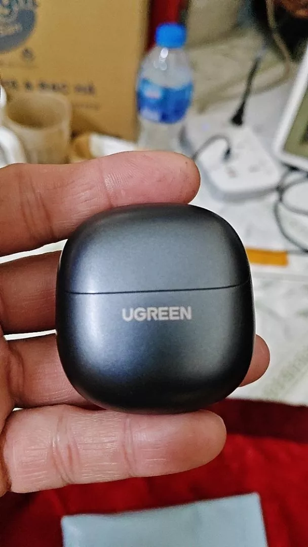 Tai nghe UGREEN Dots Bluetooth 6.0TWS Hỗ trợ 2 Mic Bộ mã âm AAC / SBC Âm thanh âm thanh Hi-Pure Âm thanh không gian Âm có độ trễ thấp Điều khiển ứng dụng Tai nghe không dây