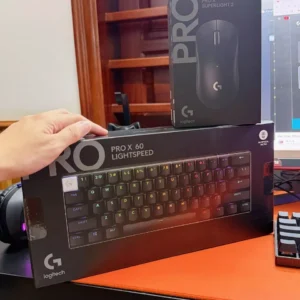 Bàn phím Gaming Không dây Logitech G PRO X 60 LIGHTSPEED 60% RGB SwitchGX Tactile