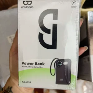 Pin dự phòng GOOJODOQ 10000mAh hỗ trợ nhận diện camera, sạc nhanh dung lượng cao, Kèm cáp sạc Type-C