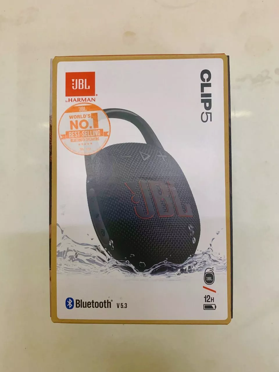 Loa Bluetooth di động kháng nước JBL Clip 5 Công Suất 7W Chơi Nhạc Tới 12 Giờ Thiết Kế Móc Treo