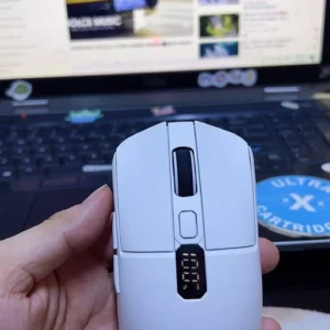 Chuột GOOJODOQ nhẹ, chế độ kép, có thể sạc lại, 4 mức DPI, điều chỉnh được,6 nút điều khiển, đèn RGB