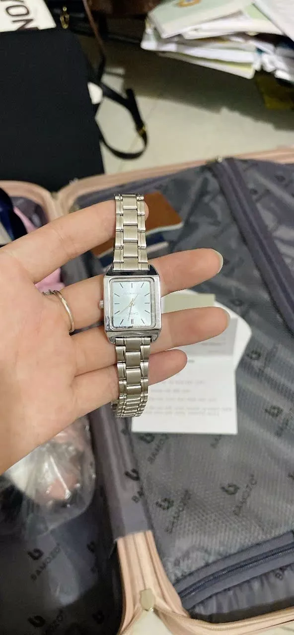 (Chính Hãng) Đồng Hồ Casio Nữ Vintage LTP-V007D-2E Size 31x22mm - Bảo Hành 7 Năm