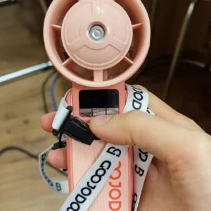 Quạt Phun Sương GOOJODOQ Động Cơ 9526 RPM, Gió Mạnh 8.6m/s, 100 Tốc Độ, Phun Sương Dưỡng Ẩm, Pin 3600mAh Dùng 11.5 Giờ