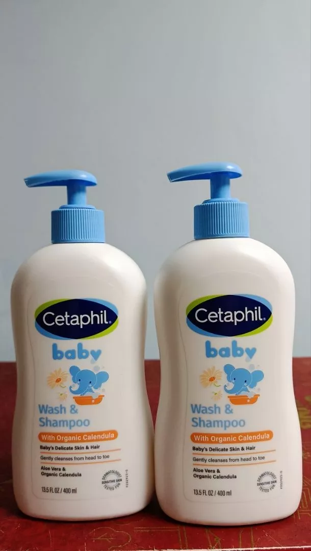 Combo 2 Sữa tắm gội trẻ em tinh chất hoa cúc Cetaphil 400ml