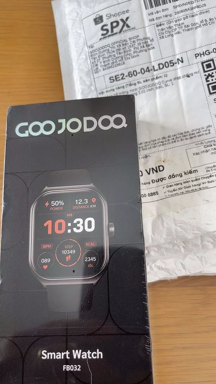 Đồng hồ thông minh GOOJODOQ Curve IP68 chống nước Màn hình IPS cong 2,01 inch