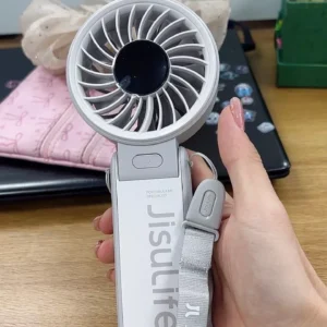 Quạt cầm tay tích điện Jisulife Life 7 5 cấp độ gió 3600/5000mAh - Sử dụng lên đến 12h - Chính hãng - BH 12 tháng